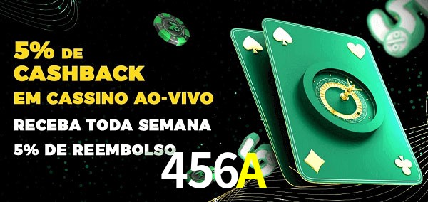 Promoções do cassino ao Vivo 456A
